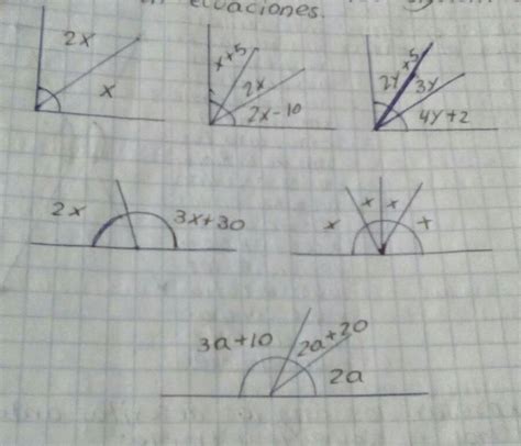 Encuentro La Medida De Los Siguientes Angulos Con Ecuaciones Brainly Lat