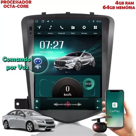 Multimídia Tesla Octa core 4 64gb Cruze 2012 À 2016 9 7poleg