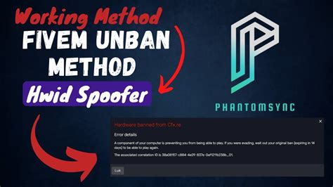 FIVEM SPOOFER UNBAN METHOD UNBAN FROM ANY FIVEM SERVER TxADMIN