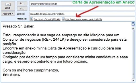 Mensagem Para Enviar Curriculo Por Email