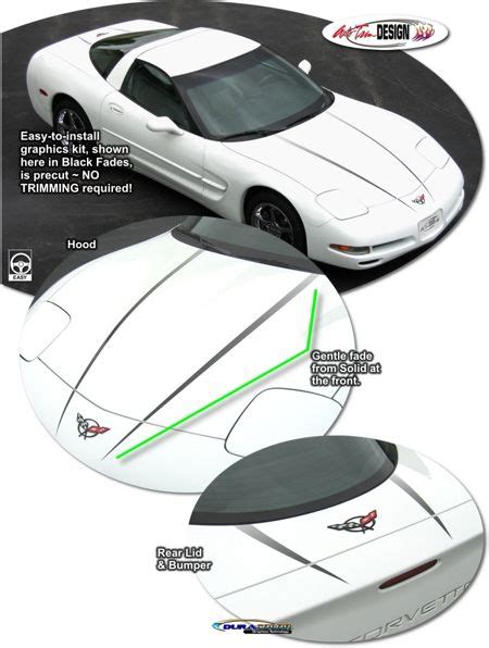 Vehicle Specific Graphic Kits For Chevrolet C5 Corvette That Are Precut