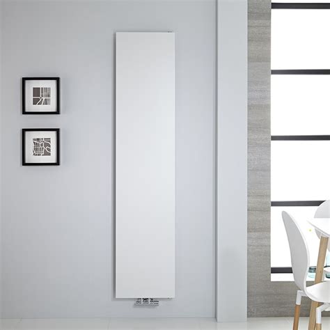 Milano Riso White Vertical Designer Radiator 1800mm X 400mm