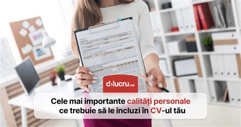 Top Calit I Personale Pentru Un Cv Bun