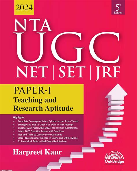 Buy NTA UGC NET SET JRF Paper 1 Teaching And Research Aptitude