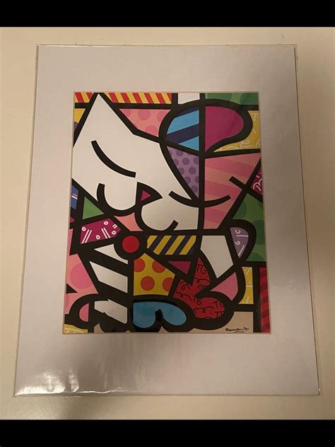 Romero Britto Item De Decora O Romero Britto Nunca Usado