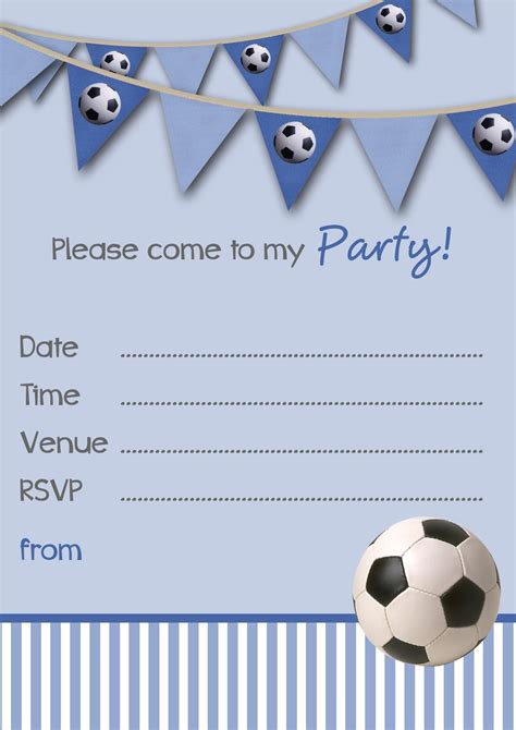 Free Printable Football Party Invitation Templates Party Invite