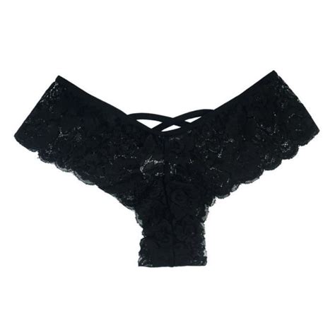 Femmes Sexy Dentelle Fleurs Taille Basse Sous Vêtements Culottes G string Lingerie Strings l8595