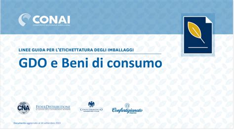 Linee Guida Per Letichettatura Ambientale GDO E Beni Di Consumo