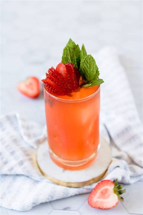 Strawberry Mango Bourbon Smash Jennifer Meyering Bourbon Smash