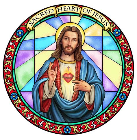Jesus Stained Glass Michael Adams Studio