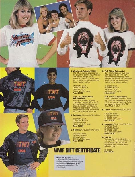 Wwf Magazine T Shirt Ad Vintage Novelty Shirts Vintage Advertisements Vintage Tshirts