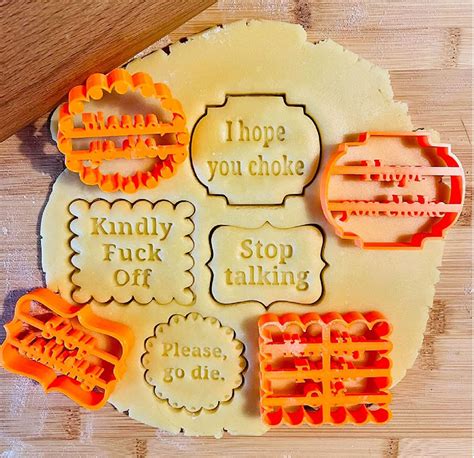 Offensive Cookie Cutters Set