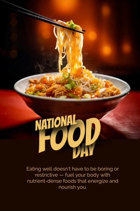 Copy of National Food Day Poster | PosterMyWall