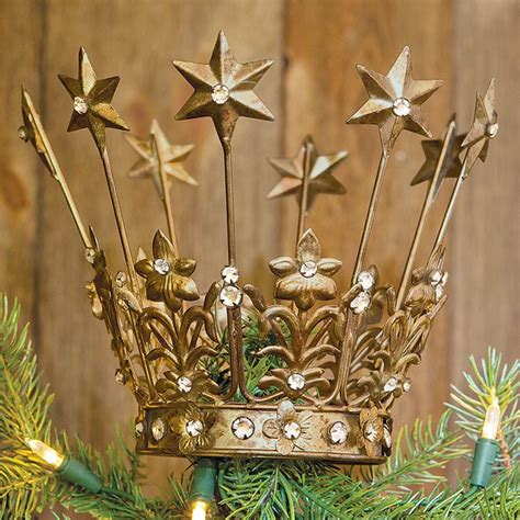 Regal Crown Christmas Tree Topper | Olive & Cocoa