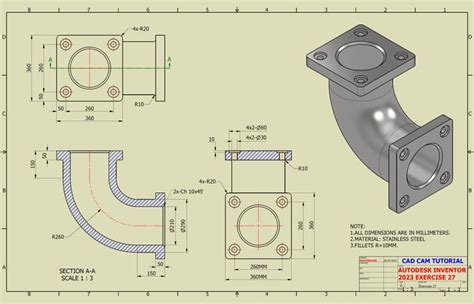 Autodesk Inventor Tutorial For Beginners Exercise Agricultura