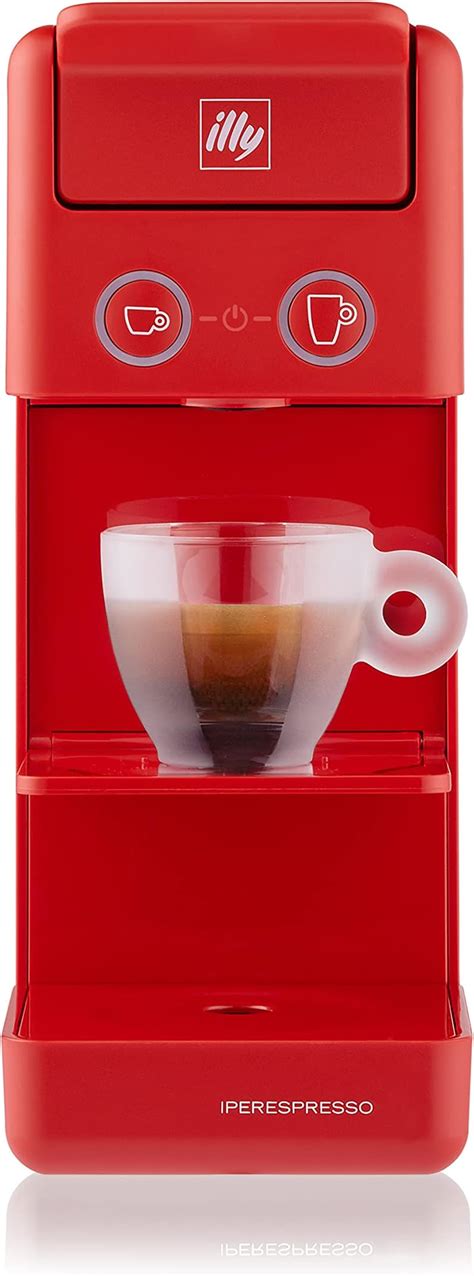 illy Caffè Cafetera de cápsulas Iperespresso Y3 3 color rojo