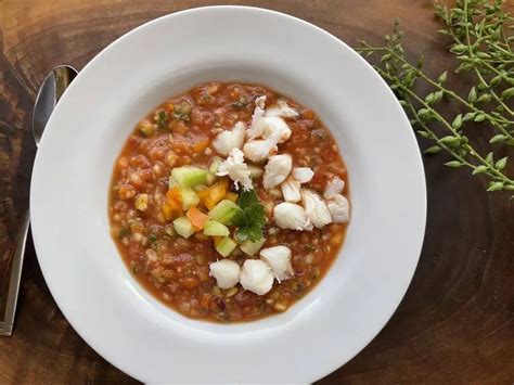 Crab Gazpacho Cold Spanish Soup Livebest