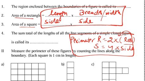 Worksheet Area And Its Boundary Class 5 Maths By Kv Teachers Ncert Extra Question Answers