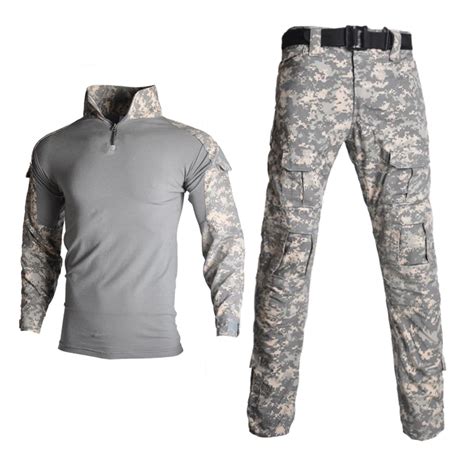 Ropa De Combate T Ctico Para Senderismo Uniforme Militar De Camuflaje