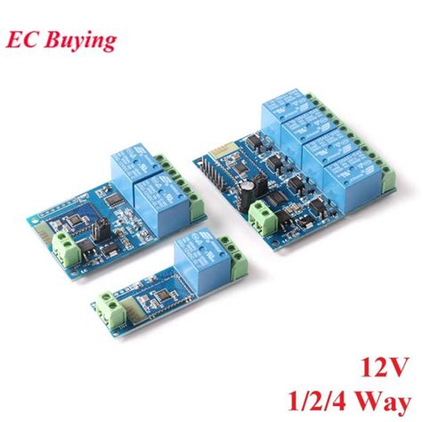 BLE Relay Module 1 2 4 Way Channel DC 12V Internet Smart Remote Control