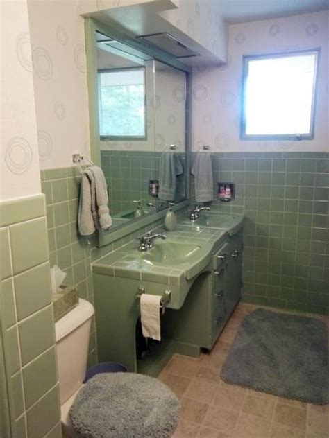 Green Toilet And Sink