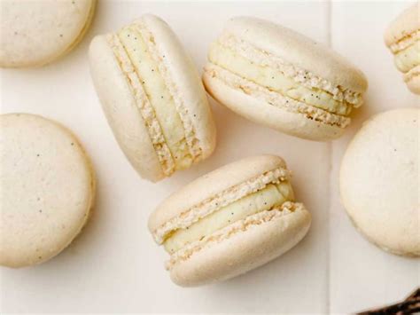 Macarons Vanille Et Ganache Vanille Et Chocolat Blanc Recette