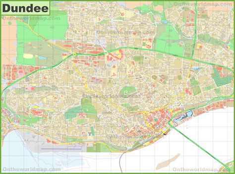 Detailed Map Of Dundee