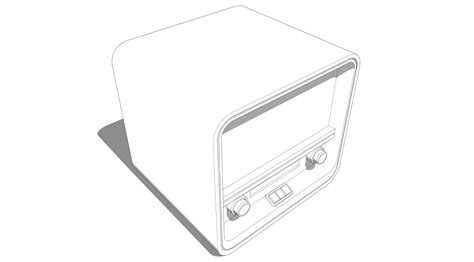 Vintage Radio 10 3d Model Cgtrader