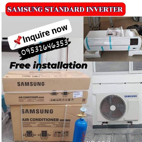 Samsung Split Type Aircon Brand New Sealed With Free Installation Tv