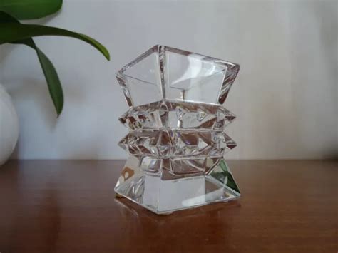 VASE EN CRISTAL de Baccarat modèle Colombine signé TBE EUR 210 00