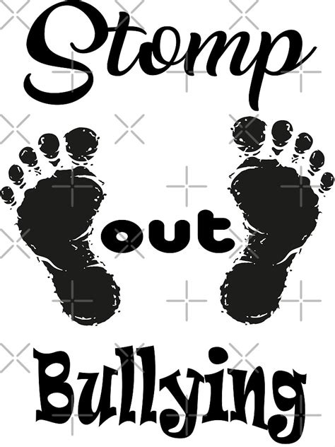 Stomp Out Bullying Poster For Sale By Sankrone Redbubble