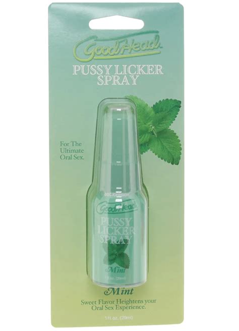 Our Pleasure Novelty Items GoodHead Pussy Licker Spray Mint Fl Oz