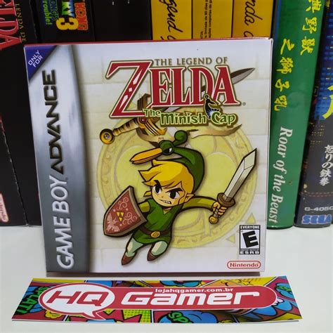 Box Manual Legend Of Zelda The Minish Cap Nintendo Game Boy Advance