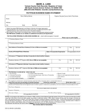 Fillable Online Recorder Countyofventura Recorder Countyofventura