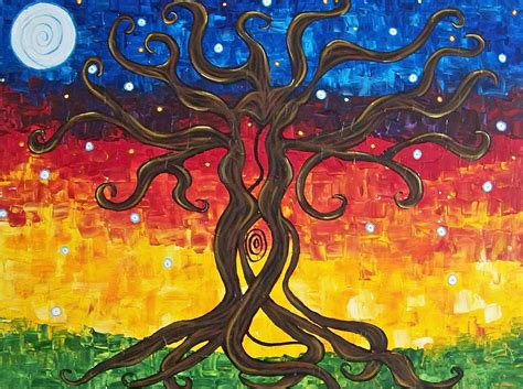 Fertility Tree Of Life Painting - Fertility Tree Of Life Fine Art Print