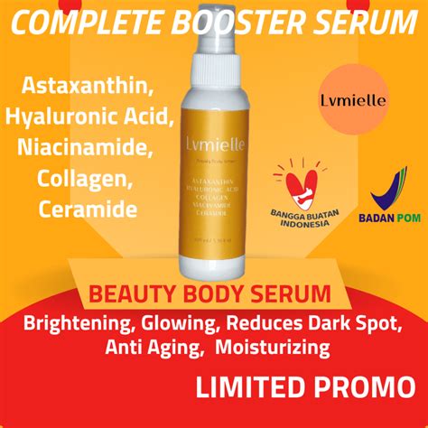 Jual Serum Badan Lvmielle Pemutih Pelembab Glowing Anti Aging Anti Acne