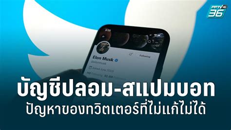 บัญชีปลอม สแปมบอท ปัญหาของทวิตเตอร์ที่ไม่แก้ไม่ได้ Pptvhd36