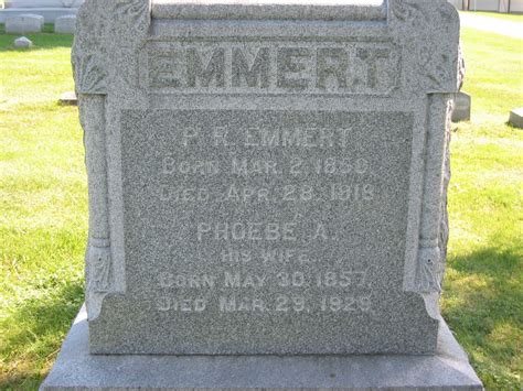 Phoebe A Haney Emmert 1857 1929 Mémorial Find a Grave