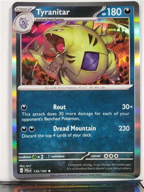 Tyranitar Pokemon Card