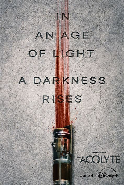 Star Wars The Acolyte La Data Di Uscita E Il Sanguinoso Poster