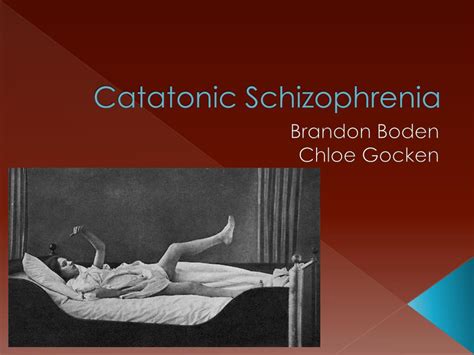 PPT - Catatonic Schizophrenia PowerPoint Presentation, free download ...