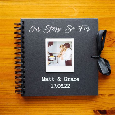 Our Story So Far Scrapbook Custom Instax Square Memory Book Couples