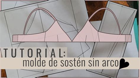 TUTORIAL Moldería de sostén SIN arco triangular DIY PARTE 1 YouTube