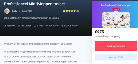 STAP Traject Professioneel MindMappen MindMap Nederland