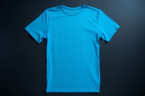 Blue T-shirt Mockup Graphic by Illustrately · Creative Fabrica