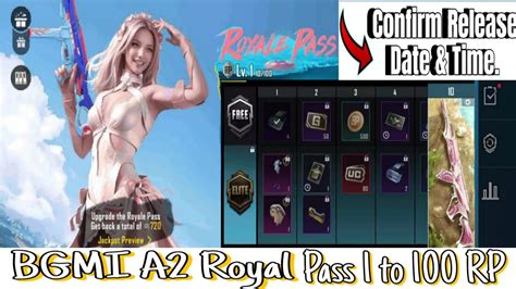 BGMI Next Royale Pass Leaks BGMI Next A2 Royale Pass 0 100 RP Rewards