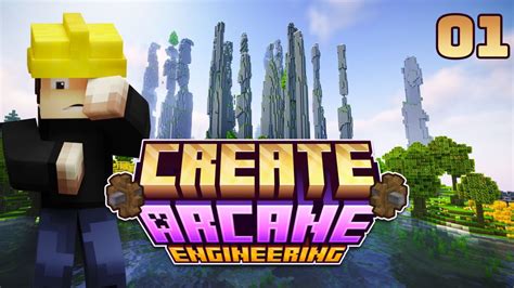 Minecraft Create Arcane Engineering Ep 1 Découverte YouTube