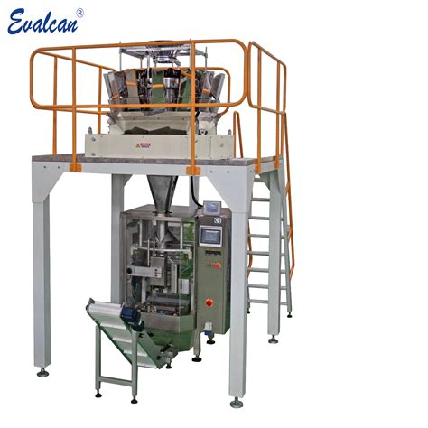 Automatic Vertical Granule Food Packing Machine Manufacturer With Multihead Weigherprocessing