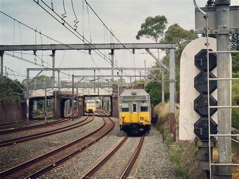 Trains at Lewisham Station