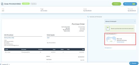 Cara Melakukan Pembayaran Invoice Ke Supplier Dari Order Pembelian Yang